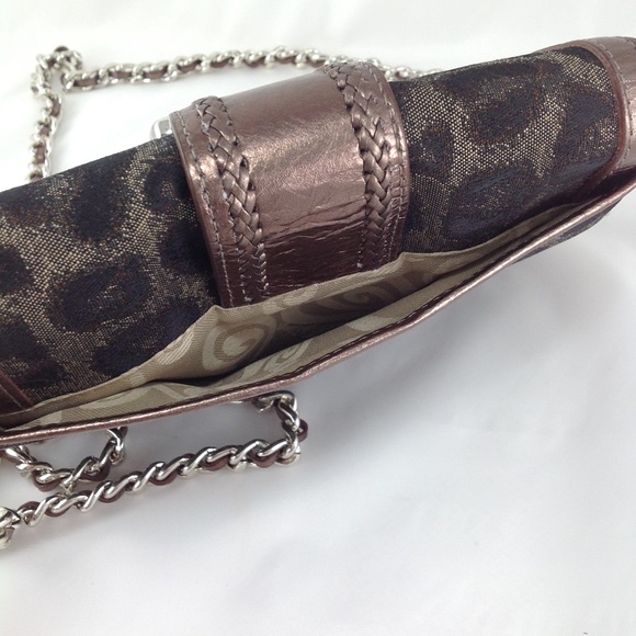 Brighton Leopard Canvas & Leather Crossbody Bag - Picture 4 of 11